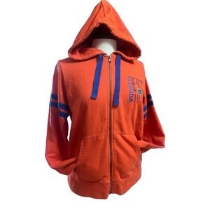 Y2K ProEdge Florida Gators Collegiate Fan Zip Hood Sweatshirt Orange Lrg Gameday